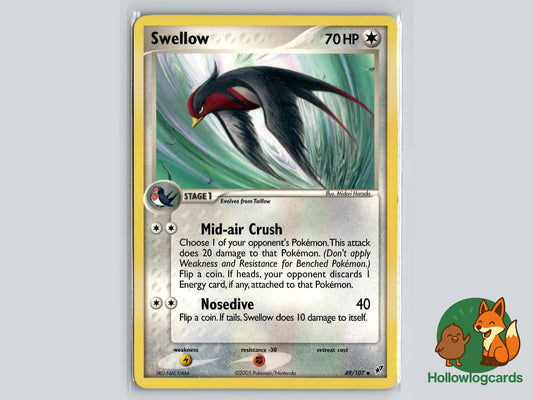 Swellow (49/107) - Deoxys Pokémon Card