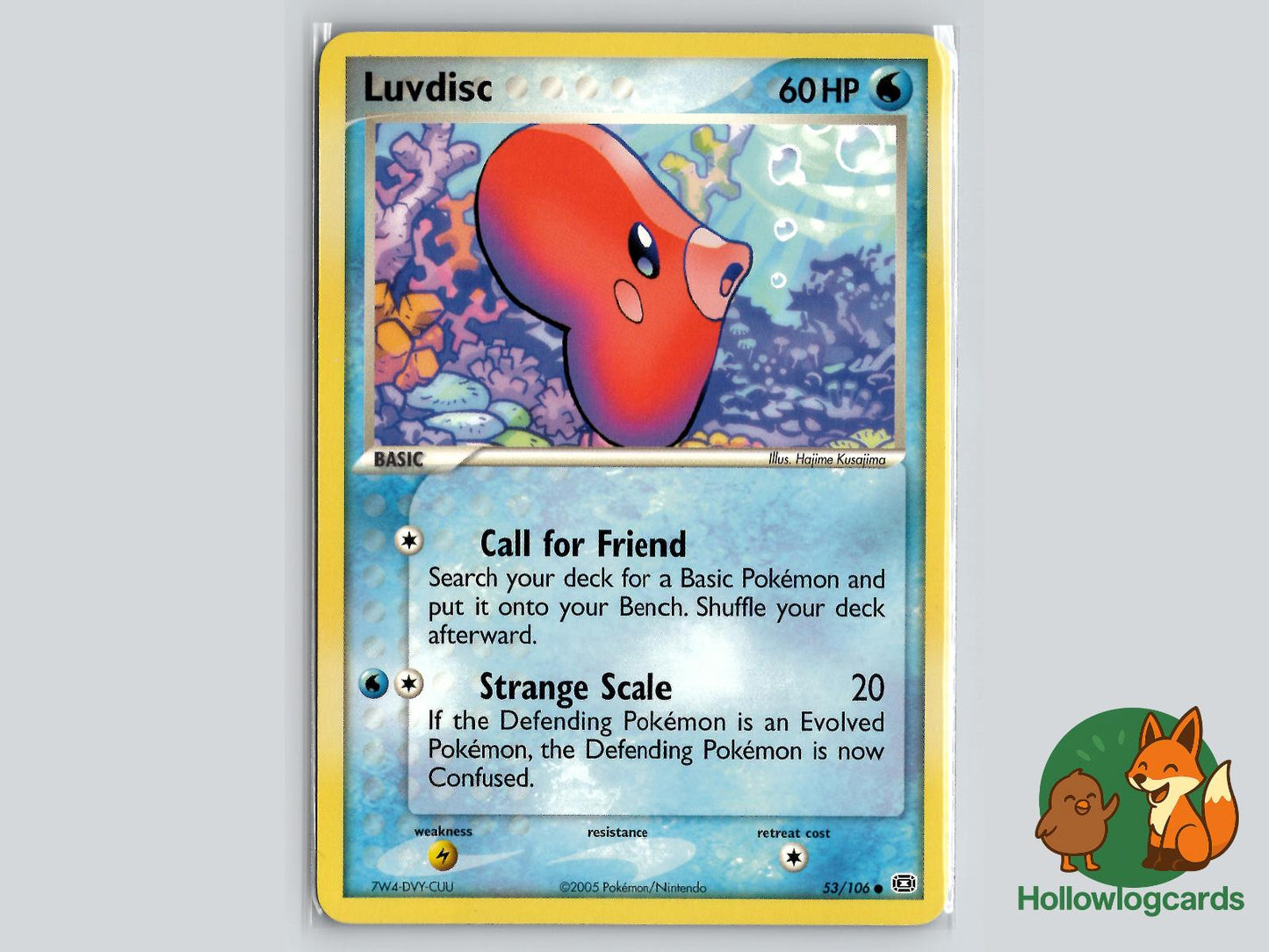 Luvdisc (53/106) - Emerald Pokémon Card
