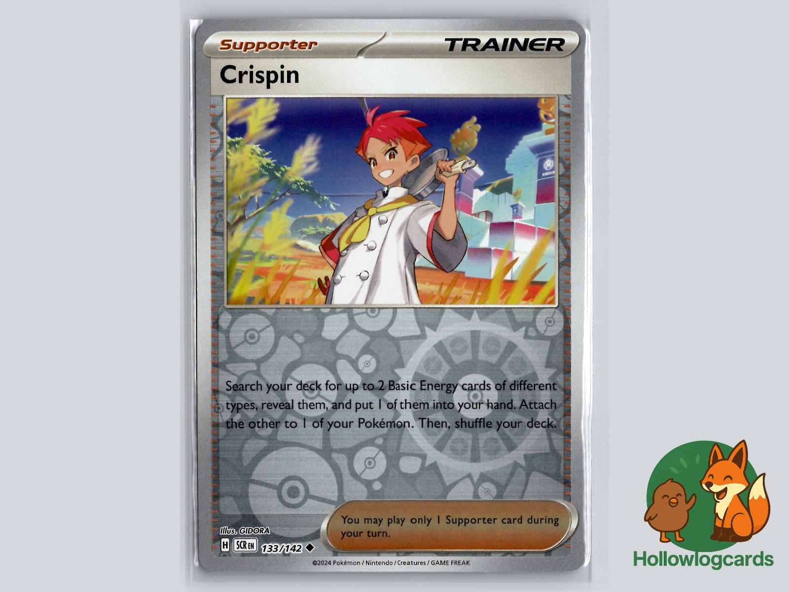 Crispin (133/142) - Stellar Crown Pokémon Card