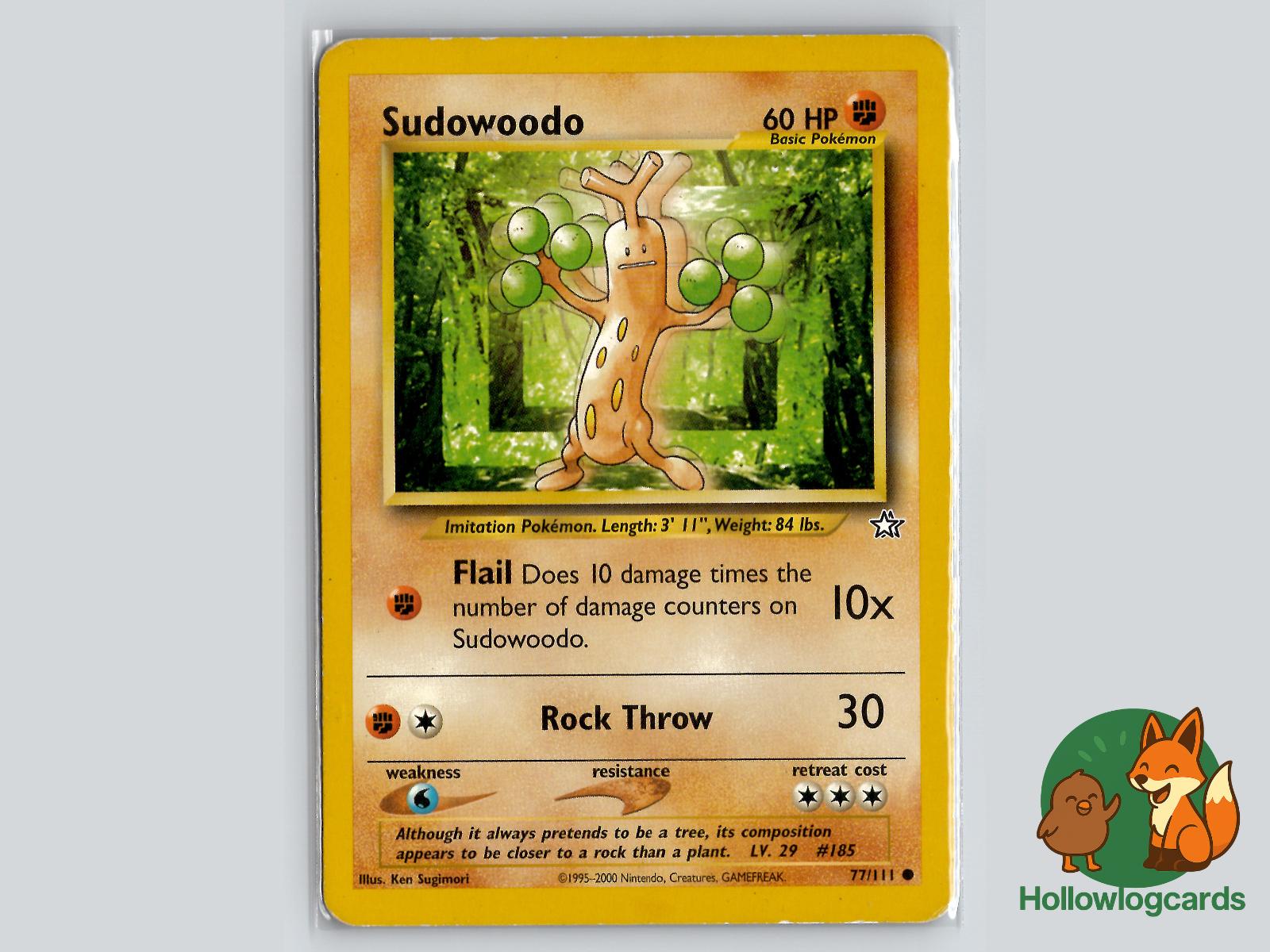 Sudowoodo (77/111) - Neo Genesis Pokémon Card