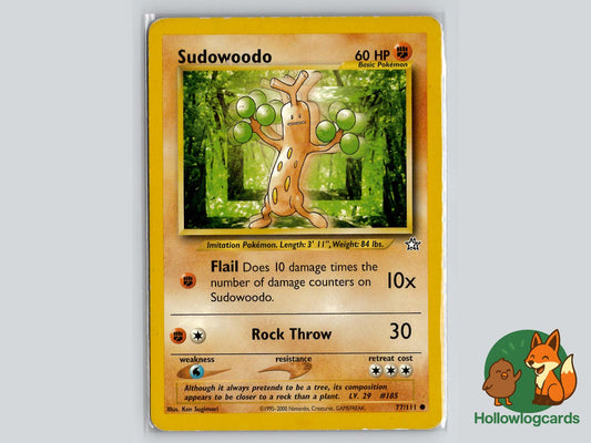 Sudowoodo (77/111) - Neo Genesis Pokémon Card
