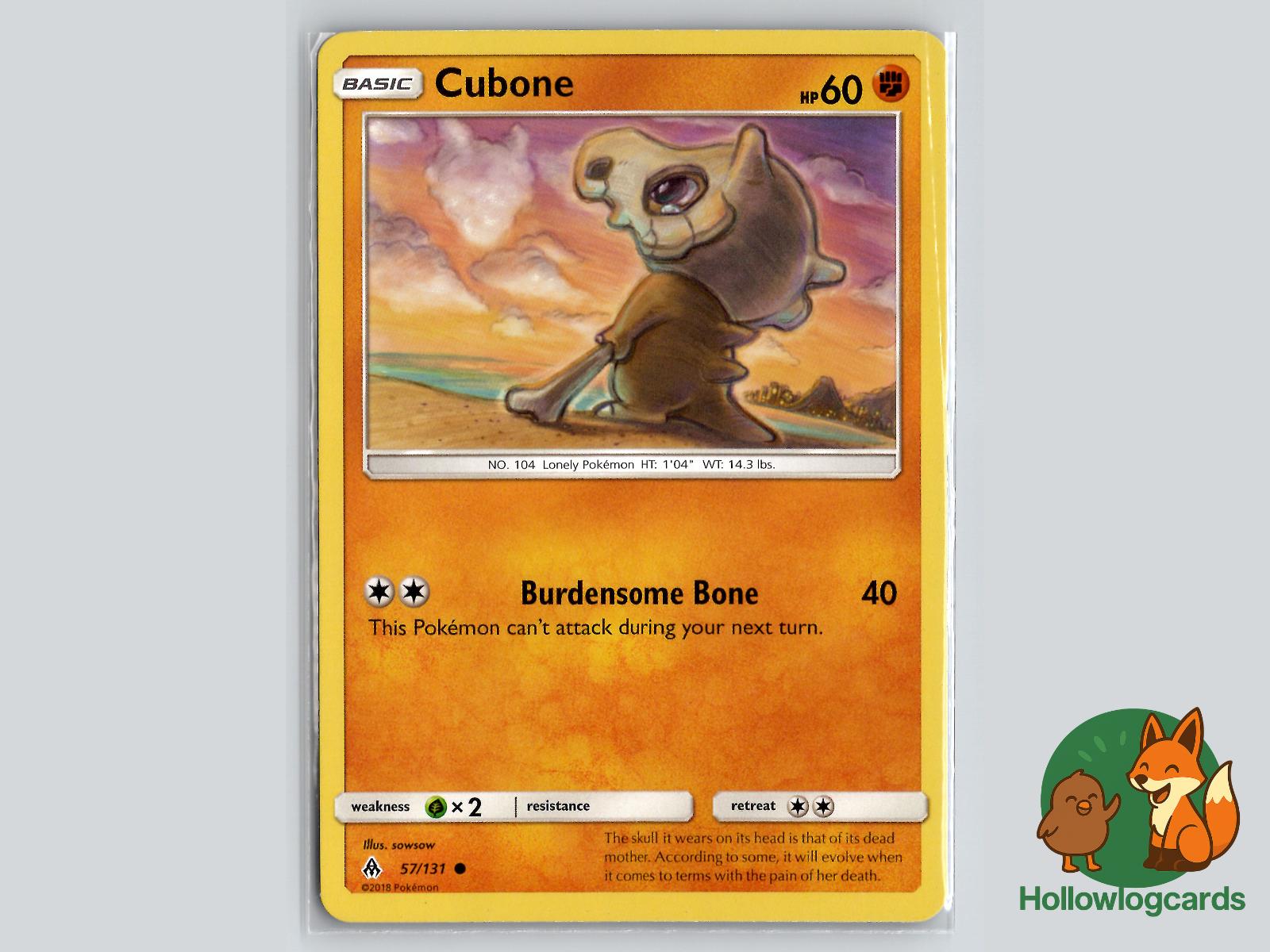 Cubone (57/131) - Forbidden Light Pokémon Card
