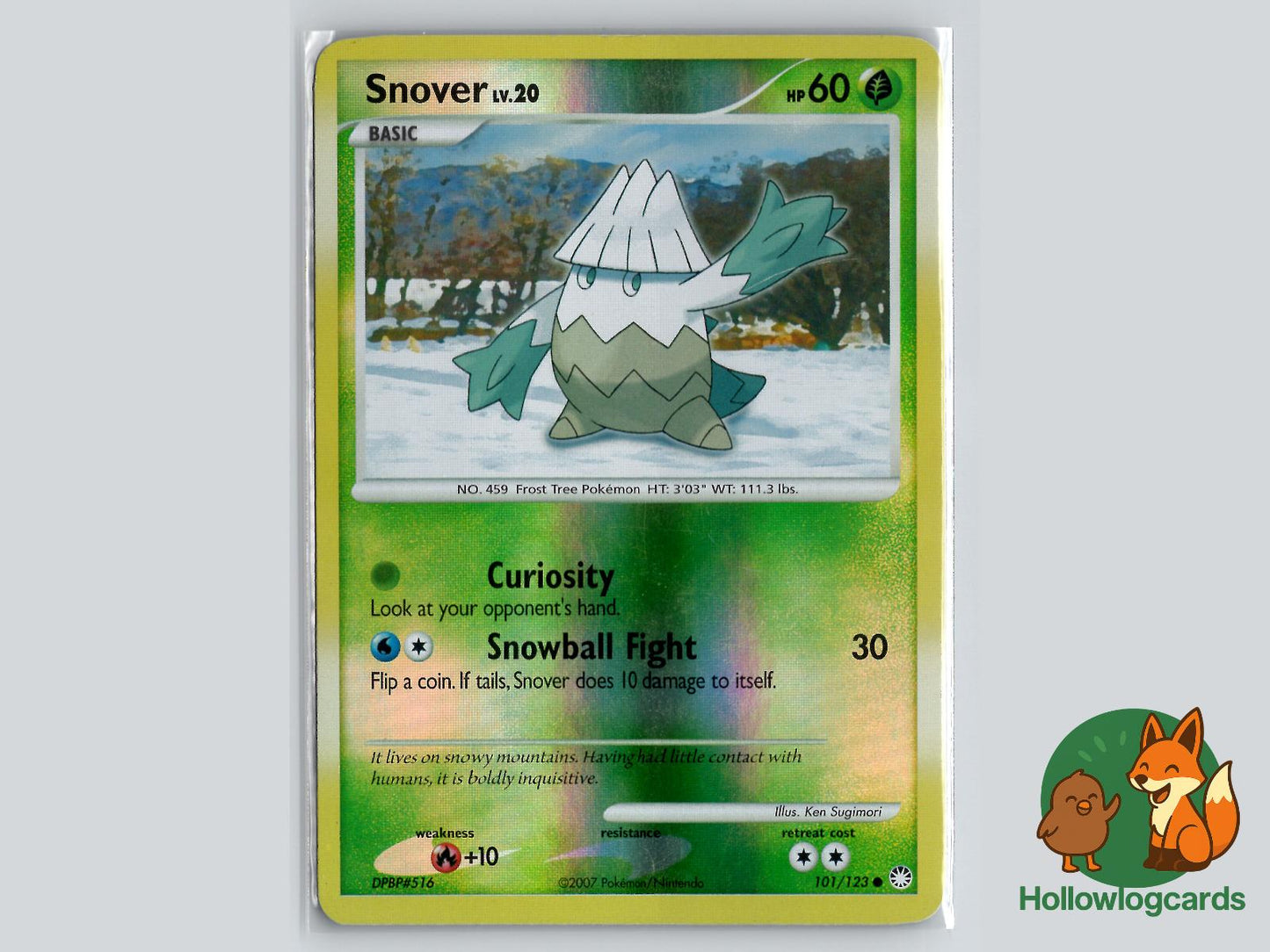 Snover (101/123) - Mysterious Treasures Pokémon Card