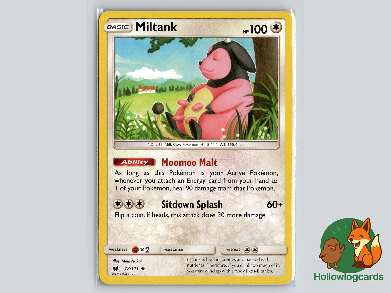 Miltank (78/111) - Crimson Invasion Pokémon Card