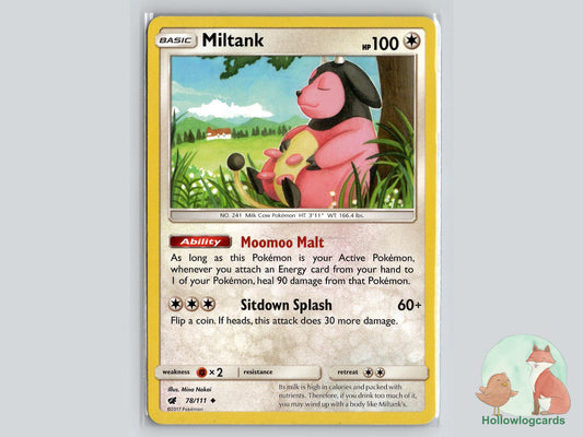 Miltank (78/111) - Crimson Invasion Pokémon Card