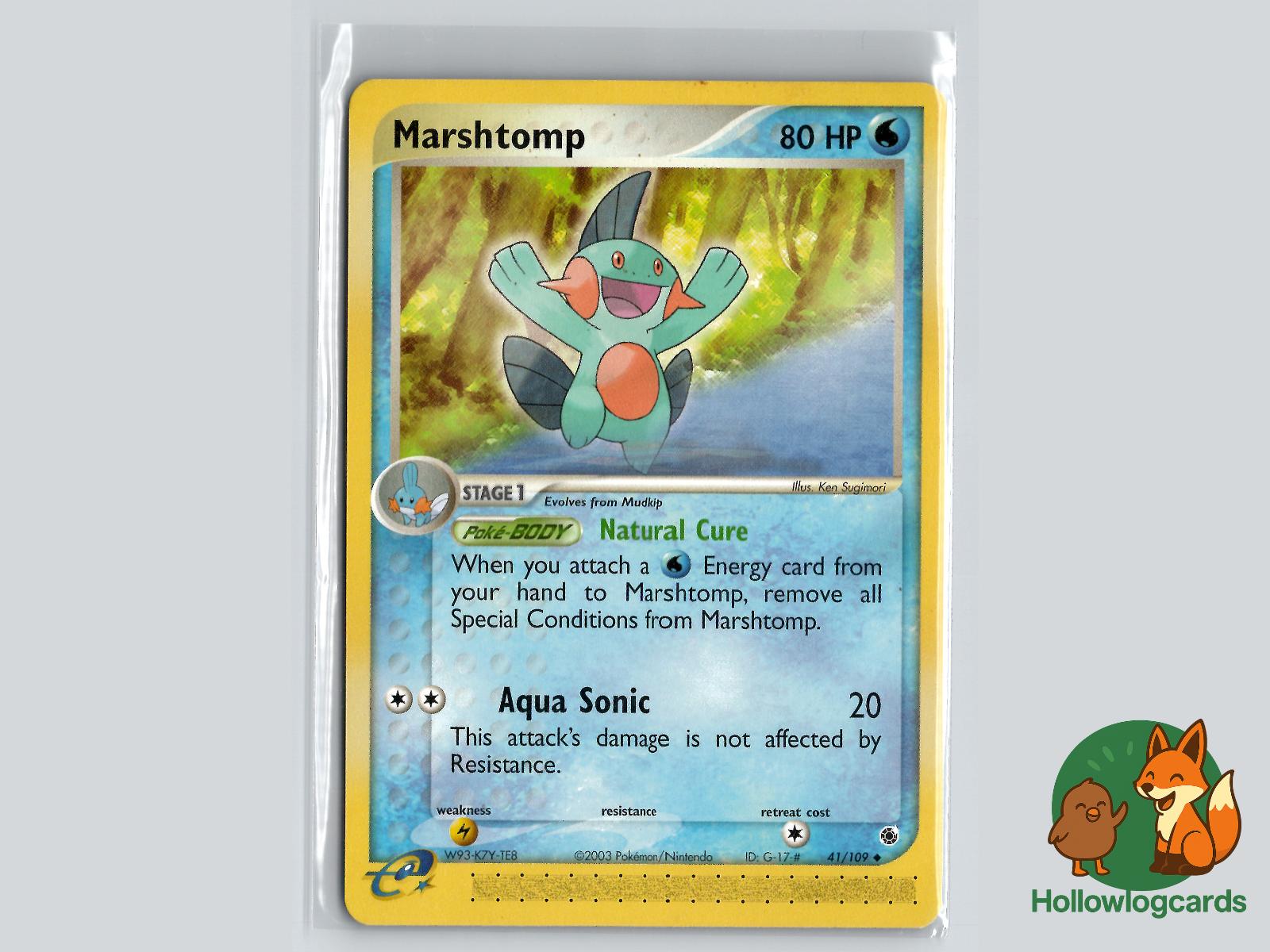 Marshtomp (41/109) - Ruby & Sapphire Pokémon Card