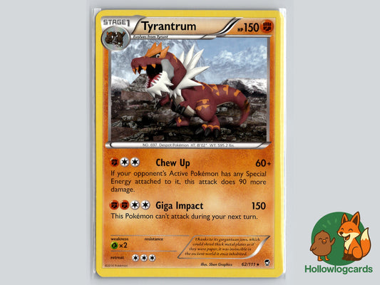 Image of Tyrantrum Furious Fists (FFI) #62