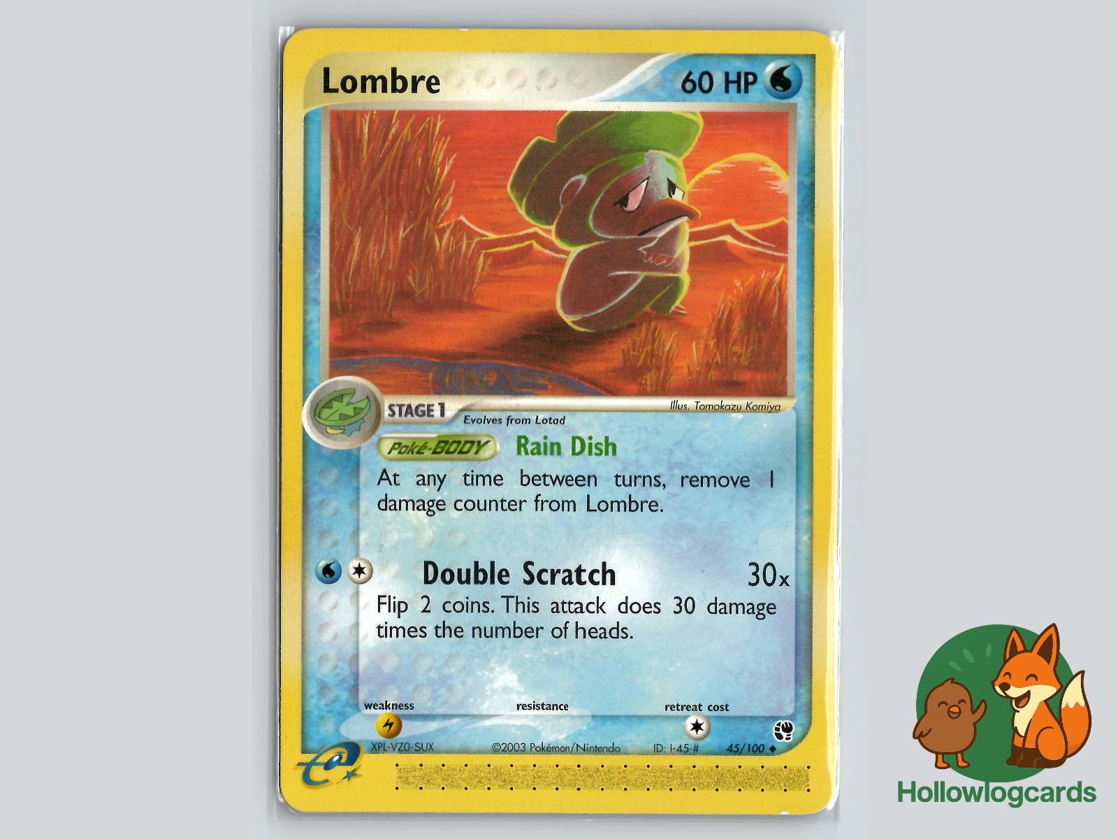 Lombre (45/100) - Sandstorm Pokémon Card