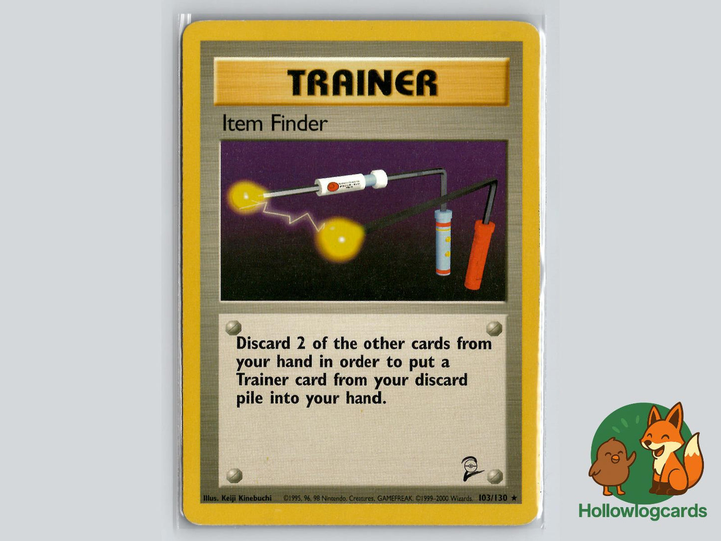 Item Finder (103/130) - Base Set 2 Pokémon Card