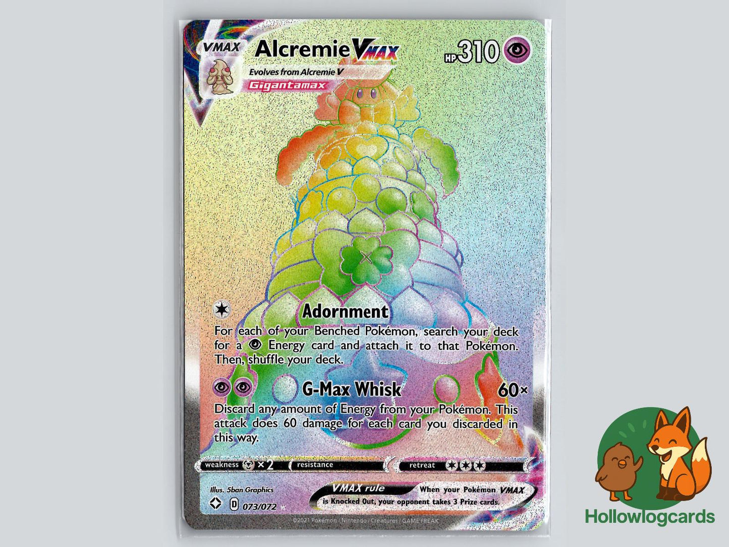 Alcremie VMAX (073/072) - Shining Fates Pokémon Card