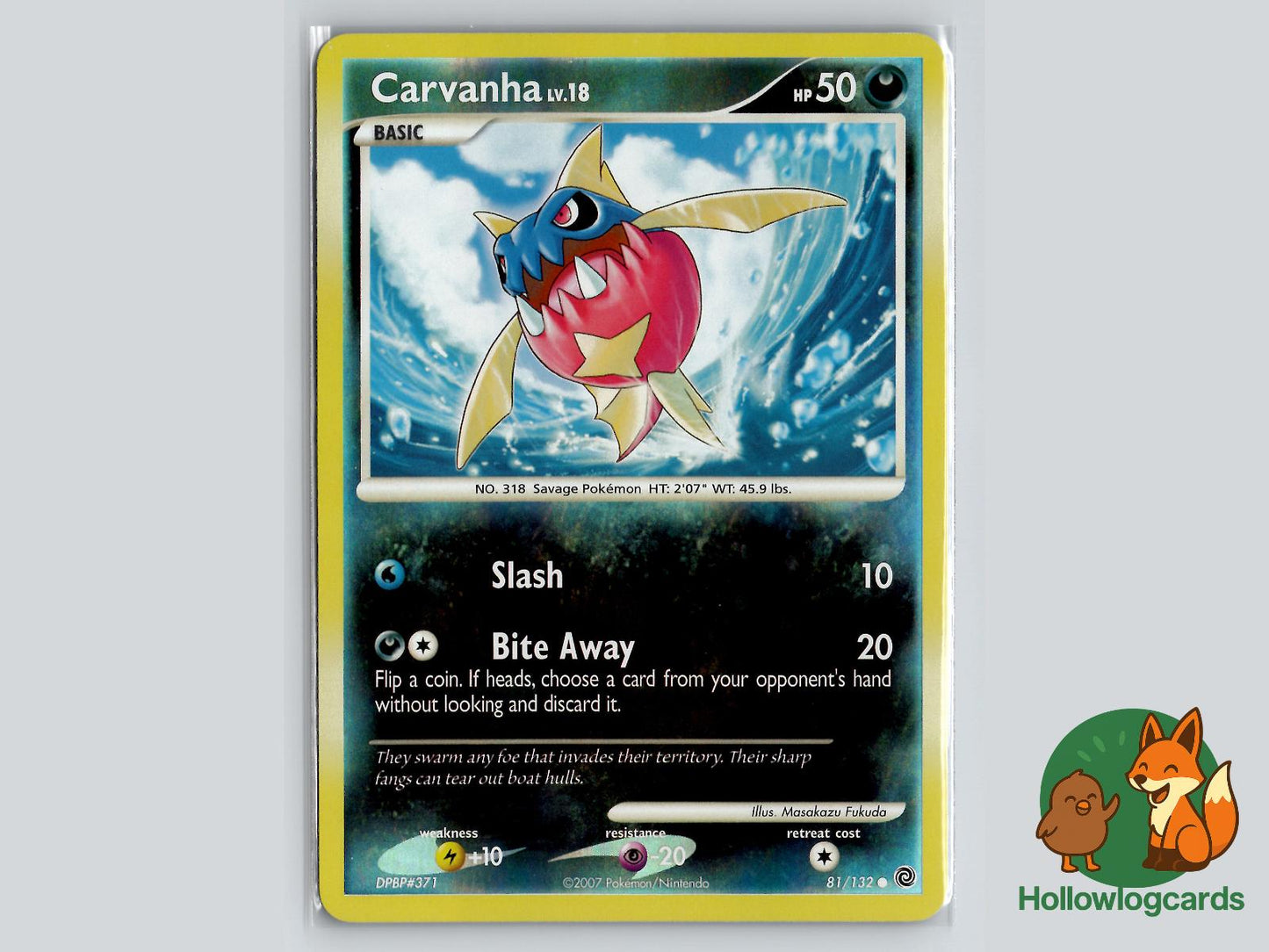 Carvanha (81/132) - Secret Wonders Pokémon Card