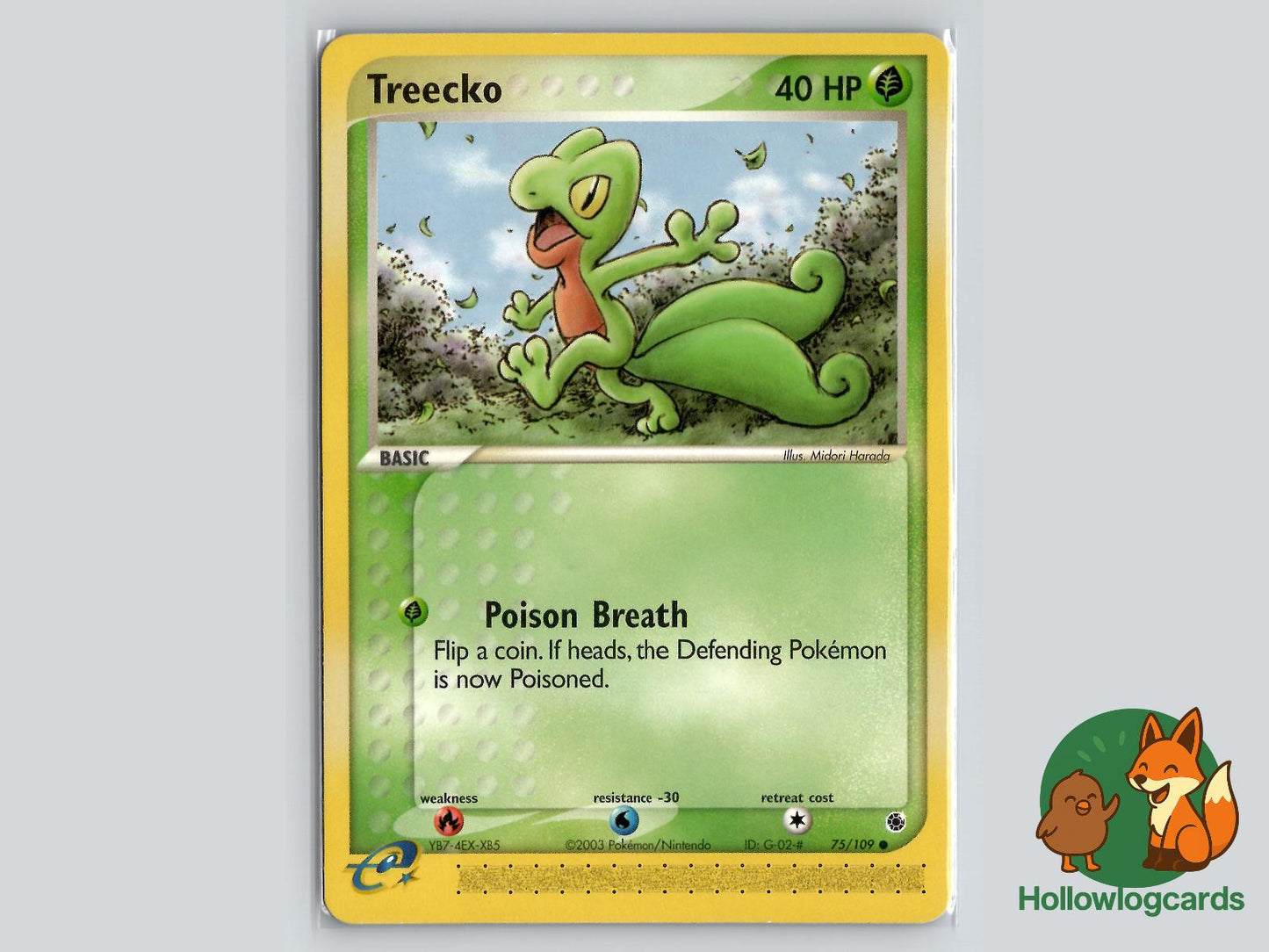 Treecko (75/109) - Ruby & Sapphire Pokémon Card
