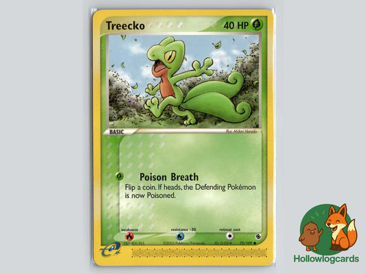 Treecko (75/109) - Ruby & Sapphire Pokémon Card