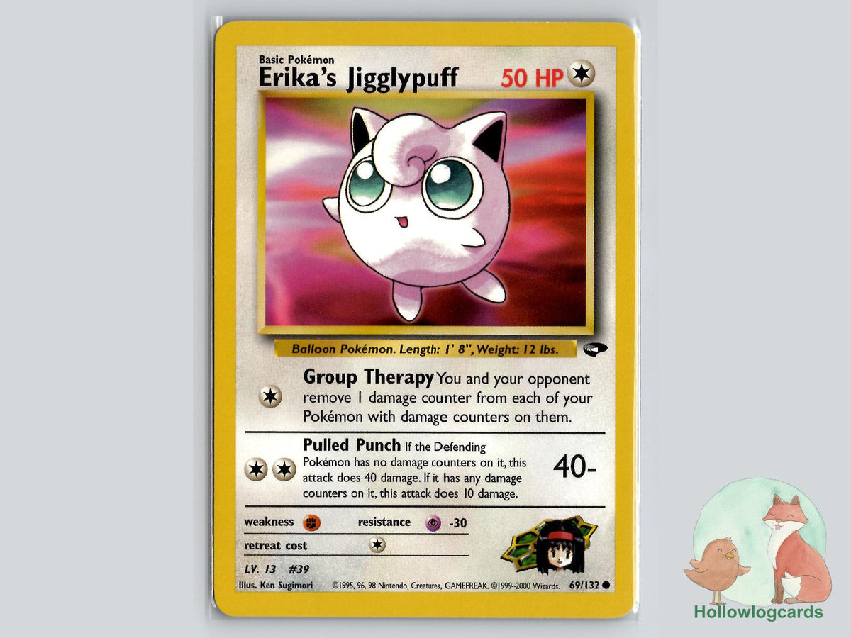 Erika's Jigglypuff (69/132) - Gym Challenge Pokémon Card