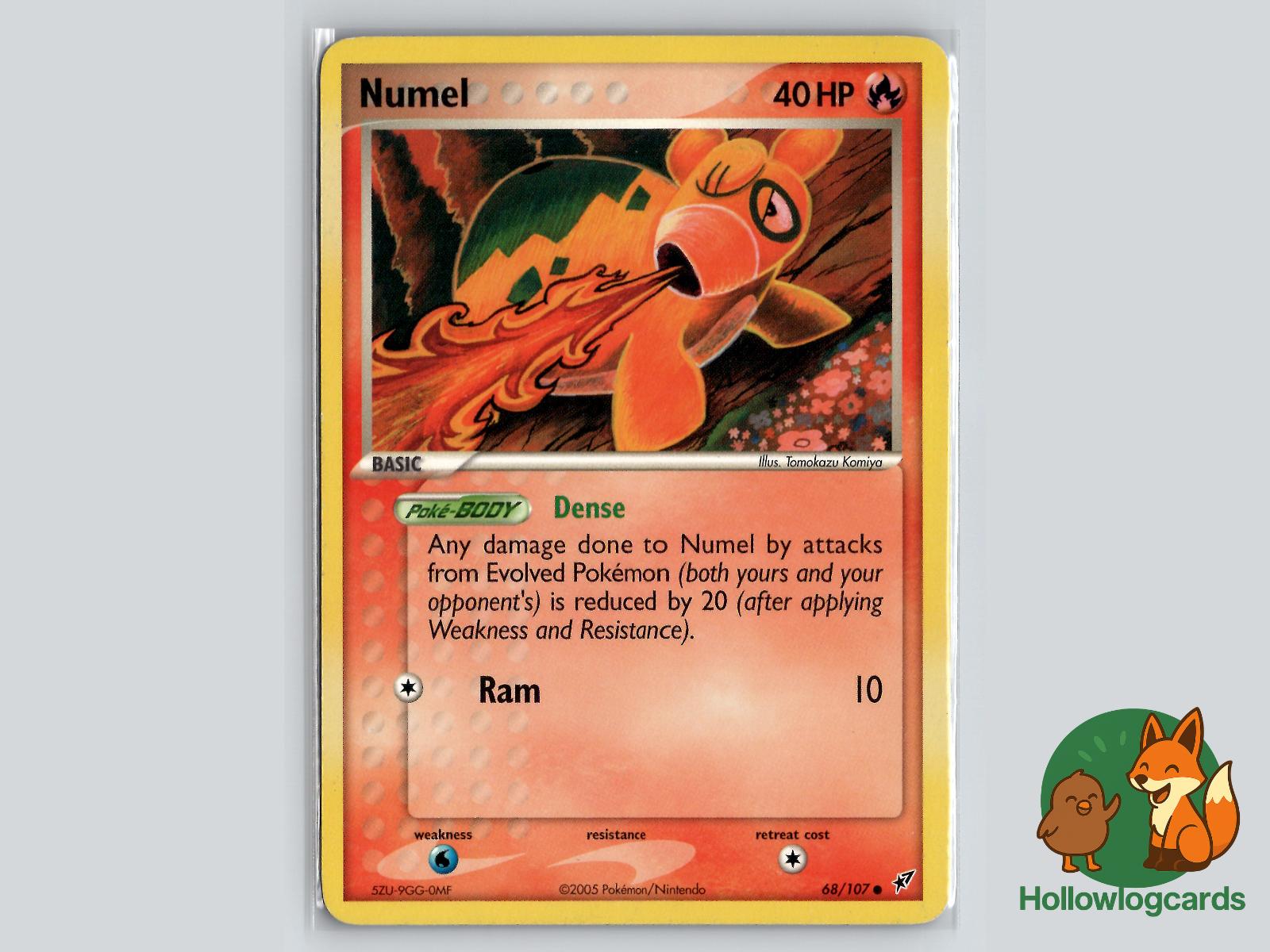 Numel (68/107) - Deoxys Pokémon Card
