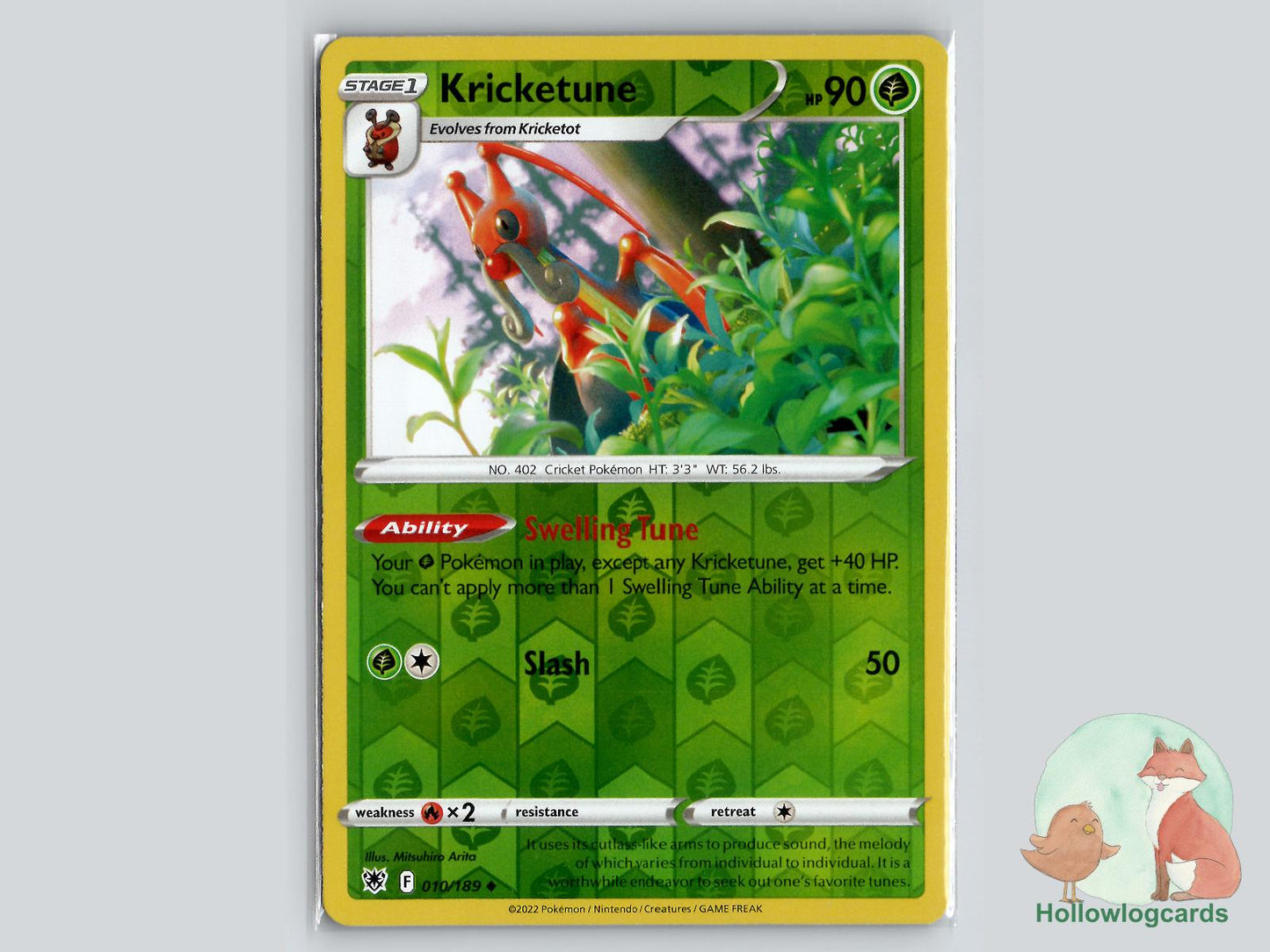 Kricketune (010/189) - Astral Radiance Pokémon Card
