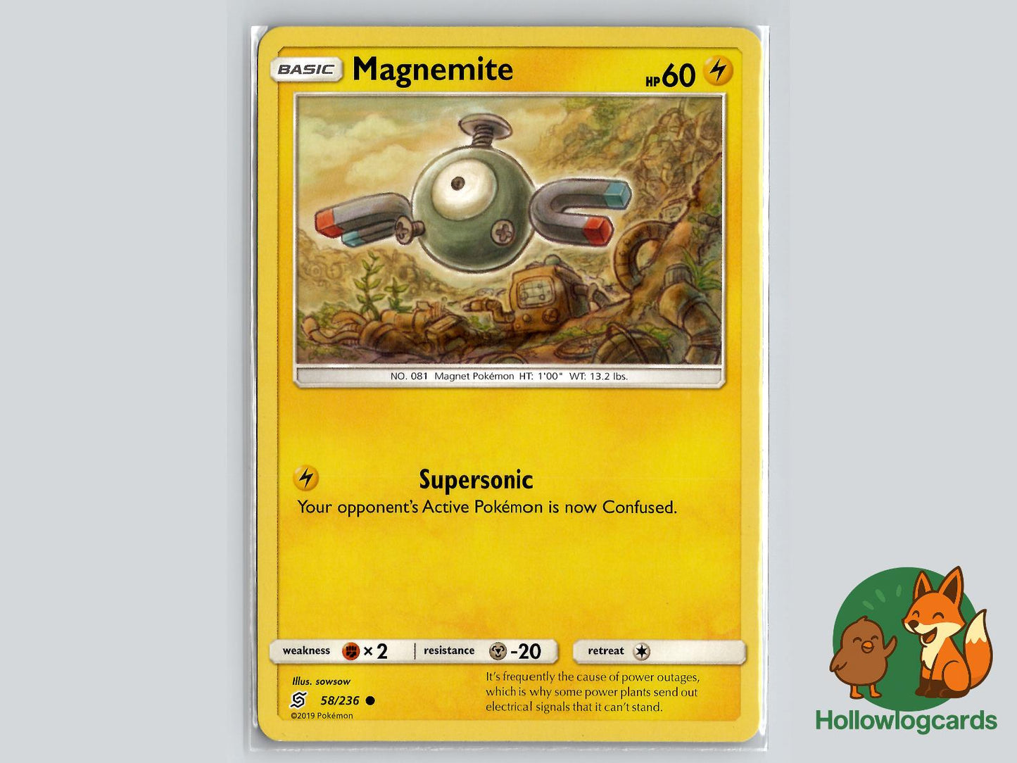 Magnemite (58/236) - Unified Minds Pokémon Card