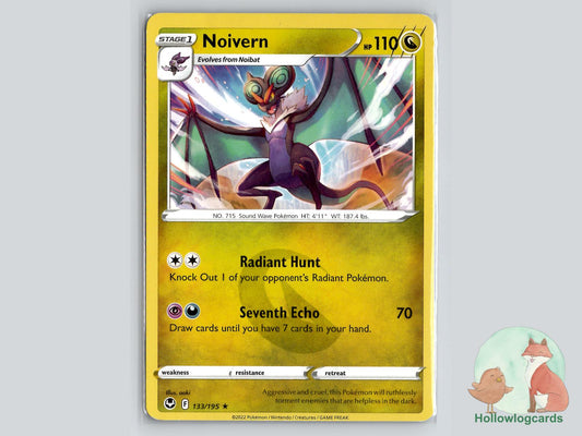 Noivern (133/195) - Silver Tempest Pokémon Card