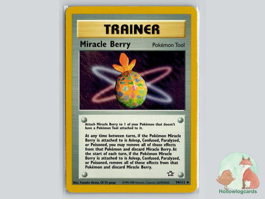 Miracle Berry (94/111) - Neo Genesis Pokémon Card