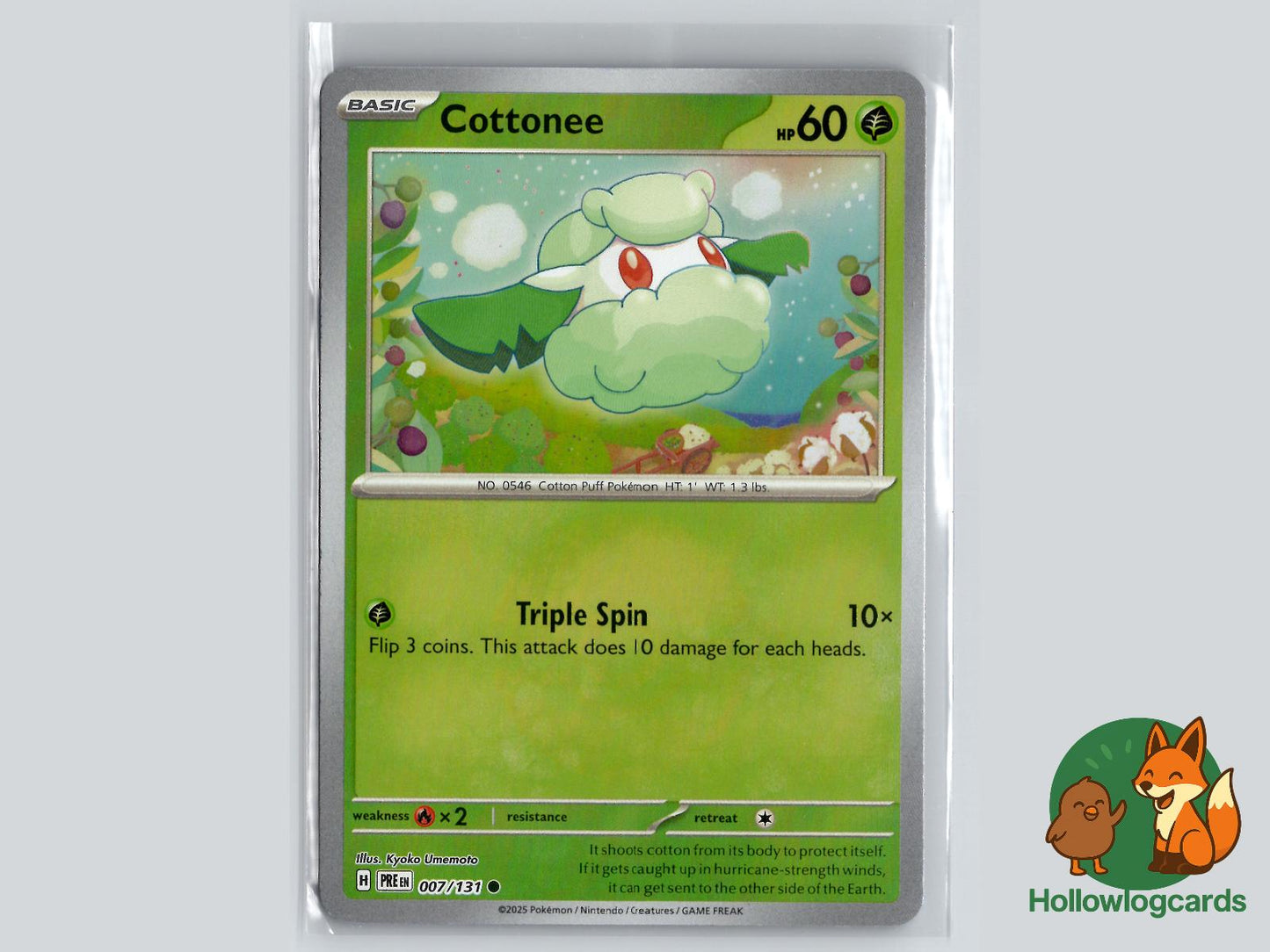 Cottonee (007/131) - Prismatic Evolutions Pokémon Card