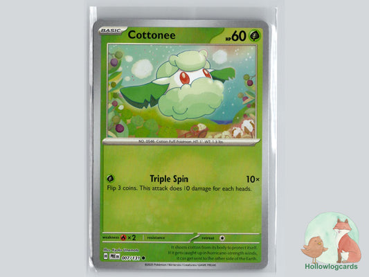 Cottonee (007/131) - Prismatic Evolutions Pokémon Card