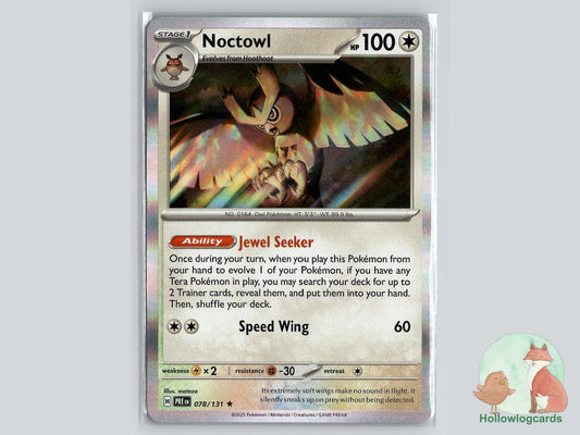Noctowl (078/131) - Prismatic Evolutions Pokémon Card