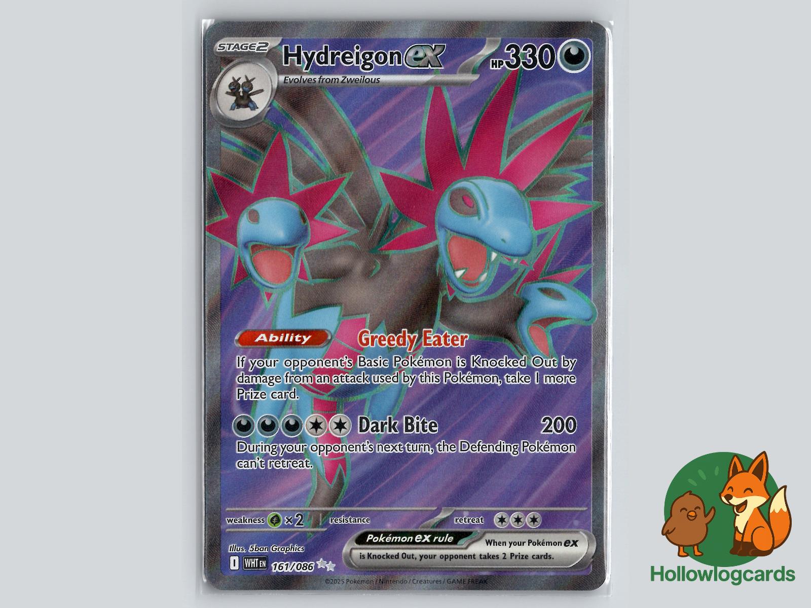 Hydreigon ex (161/086) - White Flare Pokémon Card