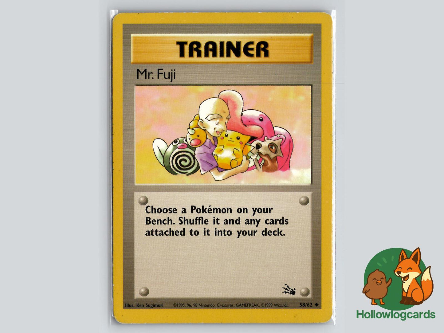 Mr. Fuji (58/62) - Fossil Pokémon Card