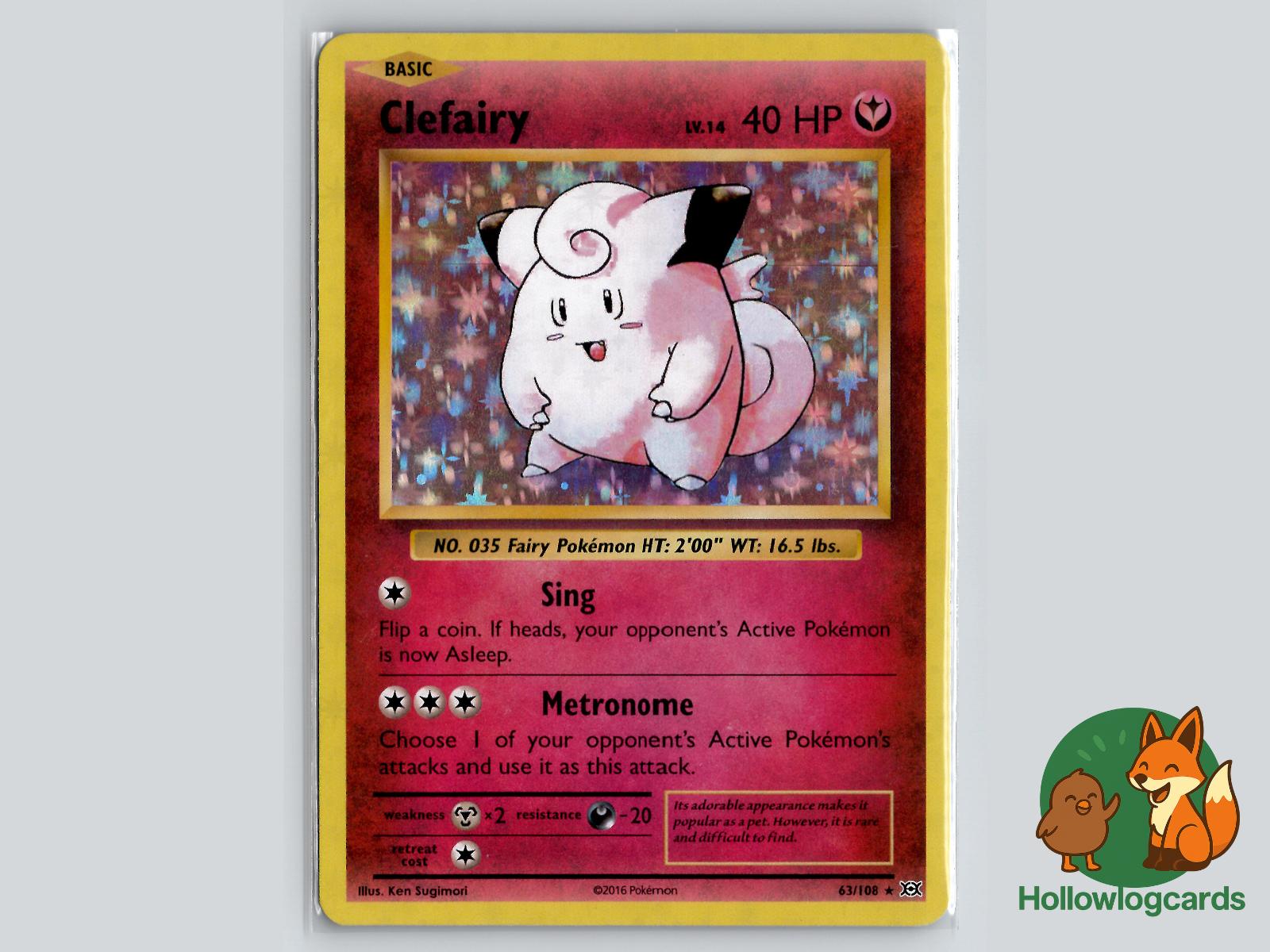 Clefairy (63/108) - Evolutions Pokémon Card