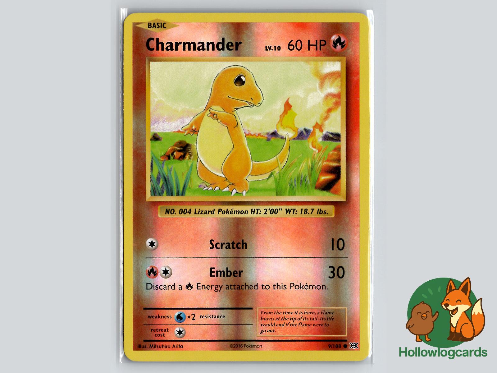 Charmander (9/108) - Evolutions Pokémon Card