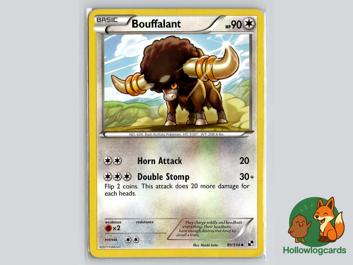 Bouffalant (90/114) - Black & White Pokémon Card