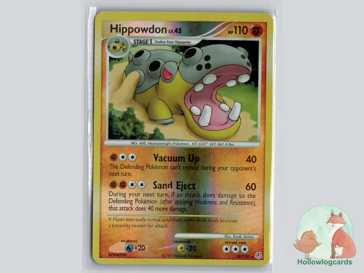 Hippowdon (29/130) - Diamond & Pearl Pokémon Card