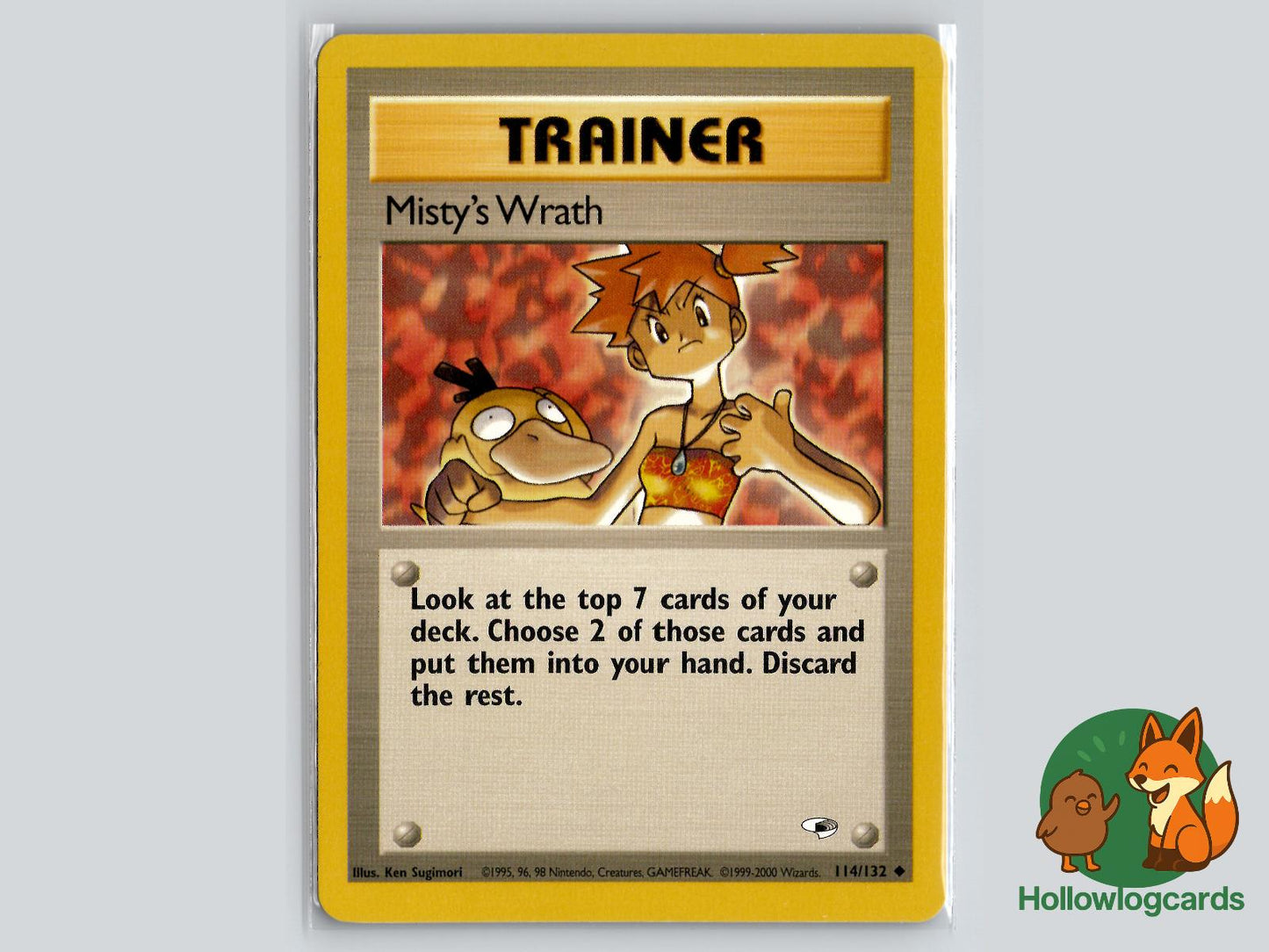 Misty's Wrath (114/132) - Gym Heroes Pokémon Card