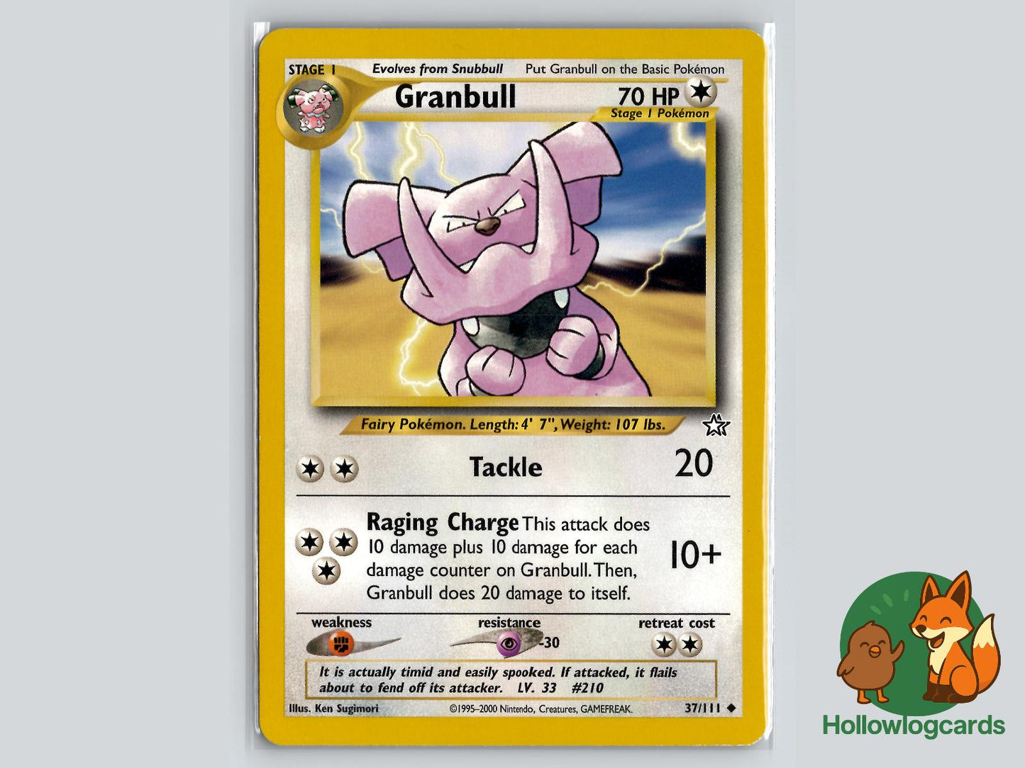 Granbull (37/111) - Neo Genesis Pokémon Card