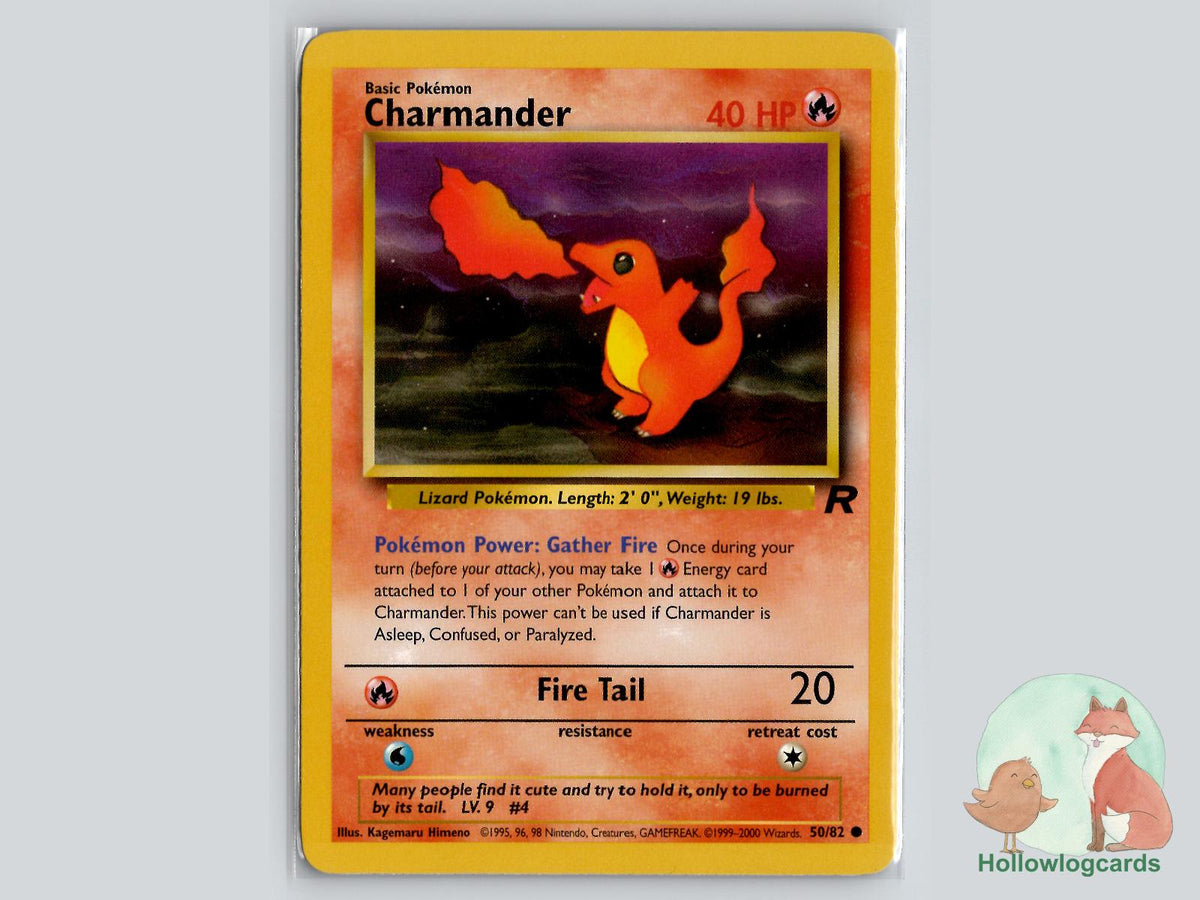 Charmander (50/82) - Team Rocket Pokémon Card