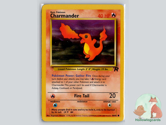 Charmander (50/82) - Team Rocket Pokémon Card