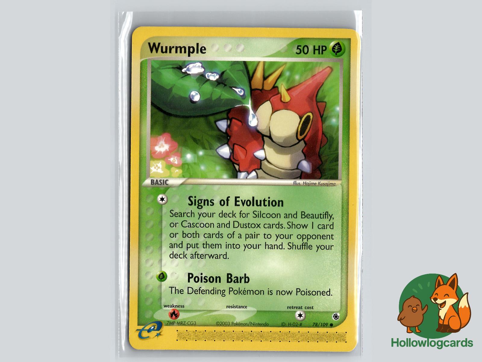 Wurmple (78/109) - Ruby & Sapphire Pokémon Card