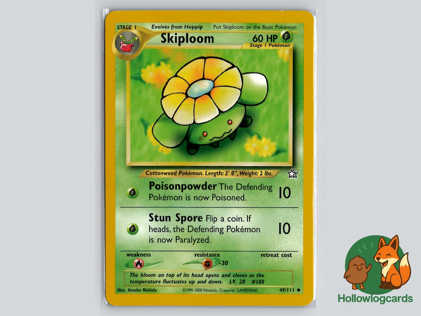 Skiploom (49/111) - Neo Genesis Pokémon Card