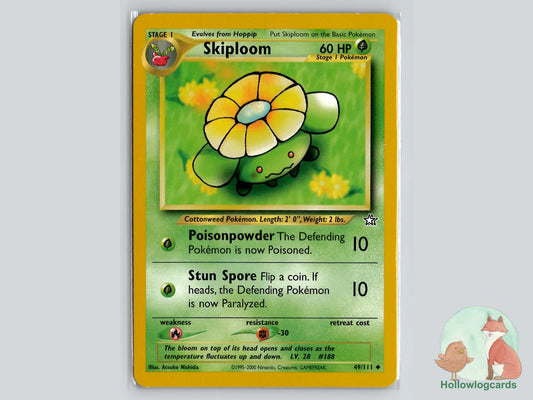 Skiploom (49/111) - Neo Genesis Pokémon Card