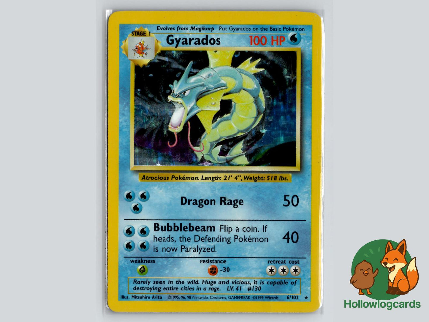 Gyarados (6/102) - Base Pokémon Card