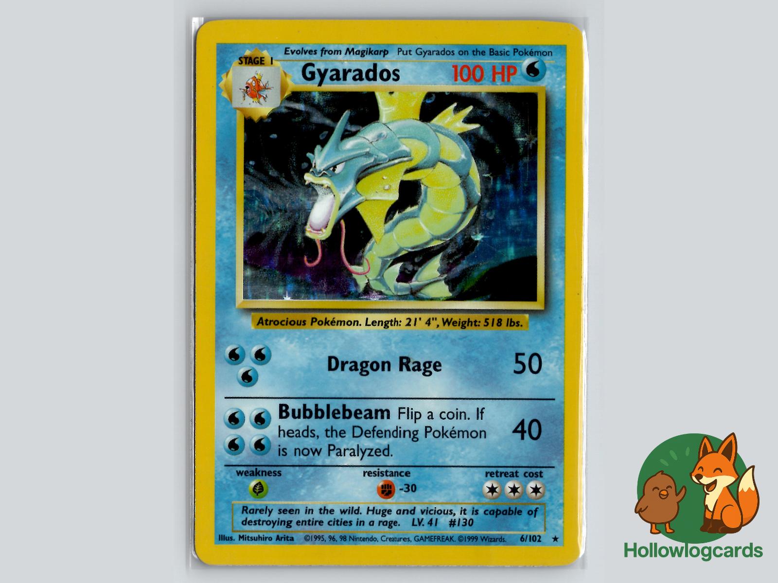 Gyarados (6/102) - Base Pokémon Card