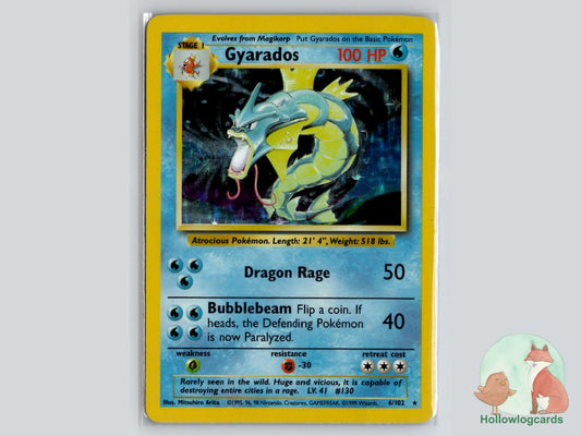 Gyarados (6/102) - Base Pokémon Card