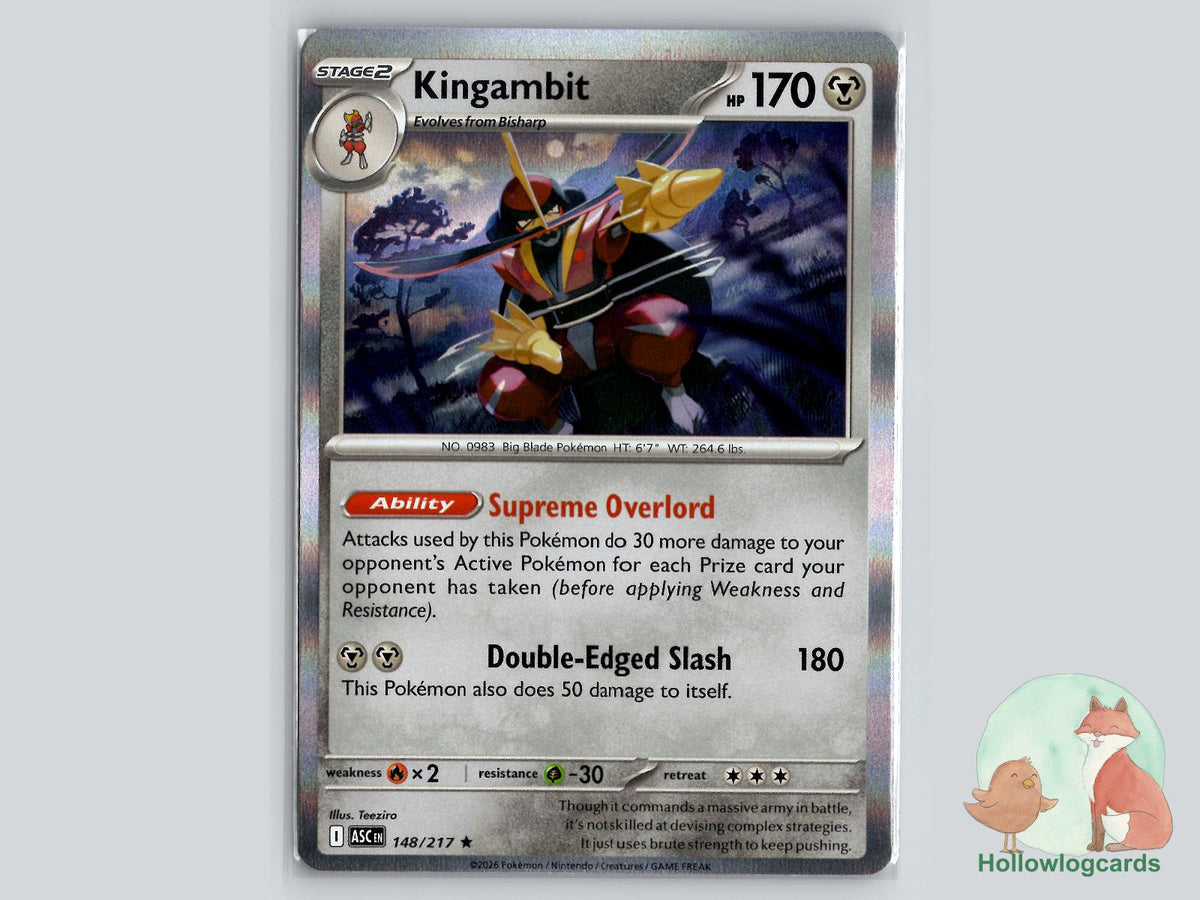 Kingambit (148/217) Pokémon Card
