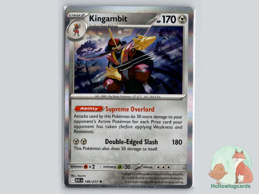 Kingambit (148/217) Pokémon Card