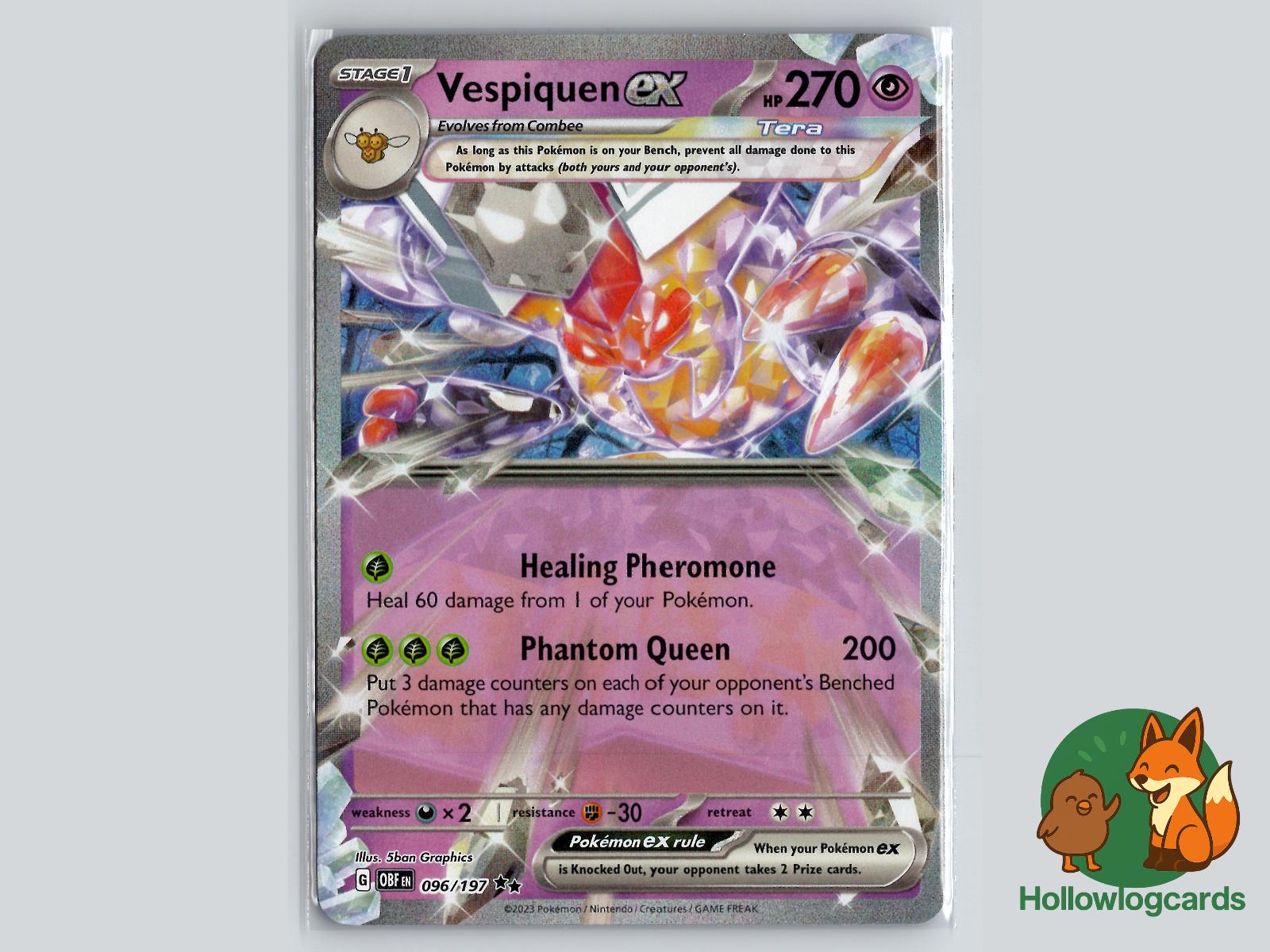 Vespiquen ex (096/197) - Obsidian Flames Pokémon Card