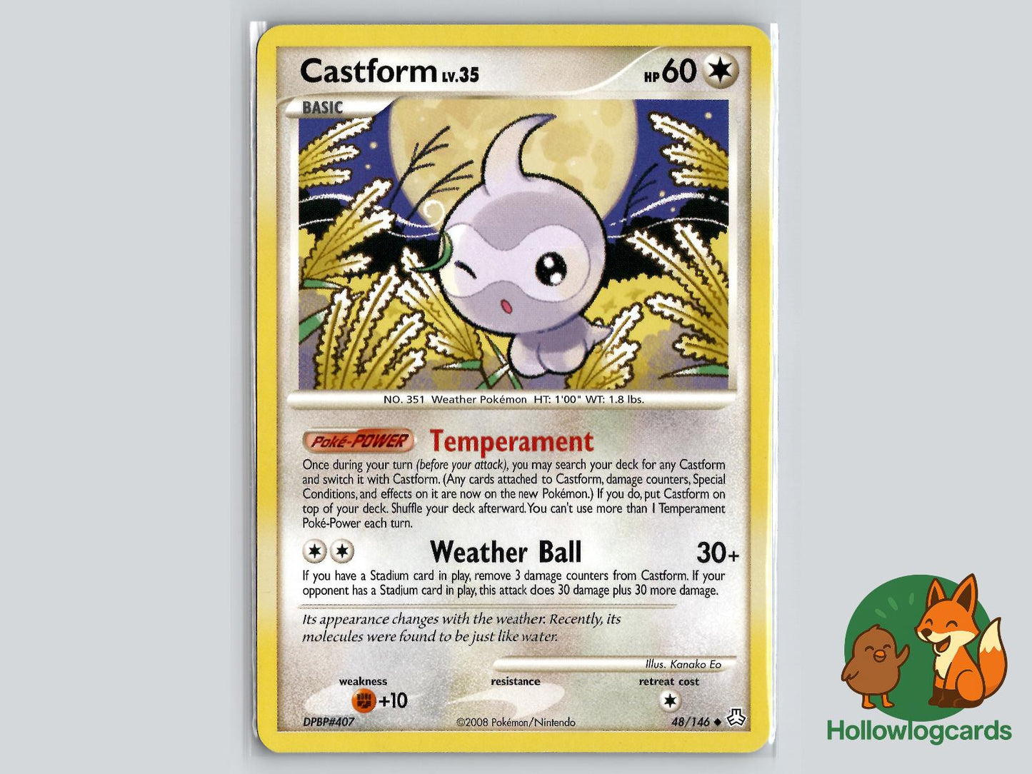 Castform (48/146) - Legends Awakened Pokémon Card