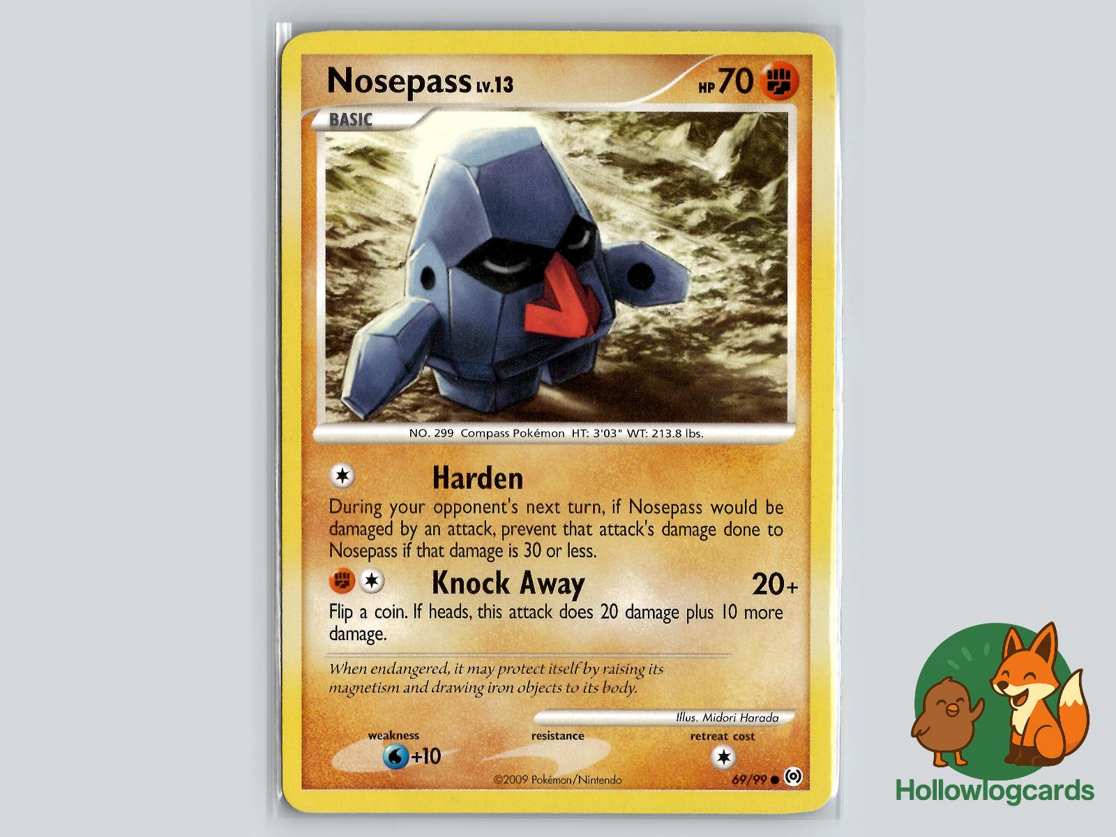 Nosepass (69/99) - Arceus Pokémon Card