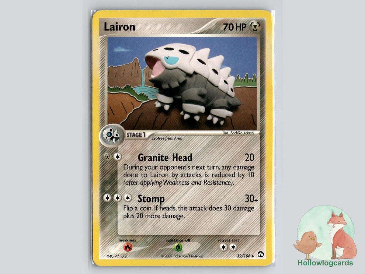 Lairon (32/108) - Power Keepers Pokémon Card