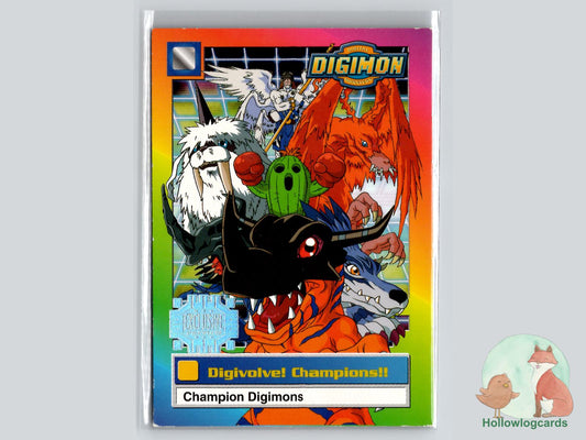 Digivolve! Champions!! (3/34) 1999 Upper Deck Digimon card