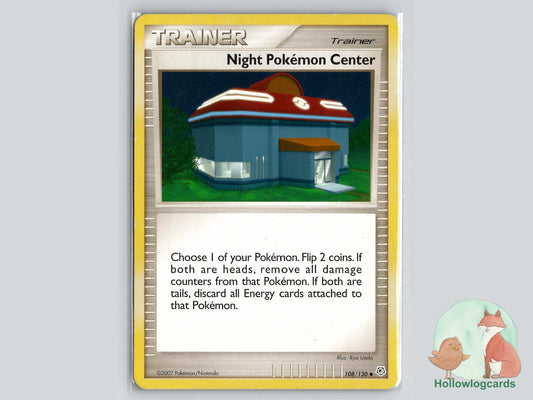 Night Pokemon Center (108/130) - Diamond & Pearl Pokémon Card